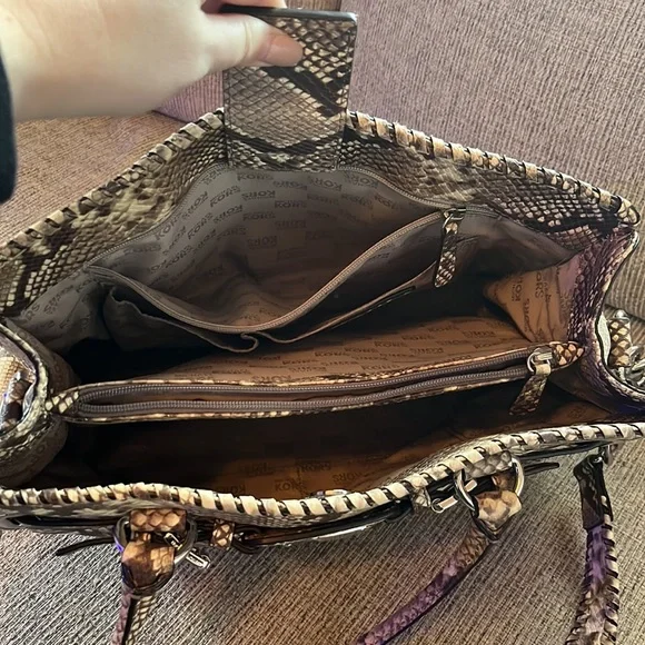 Michael Kors Snakeskin Purse - Picture 6 of 10